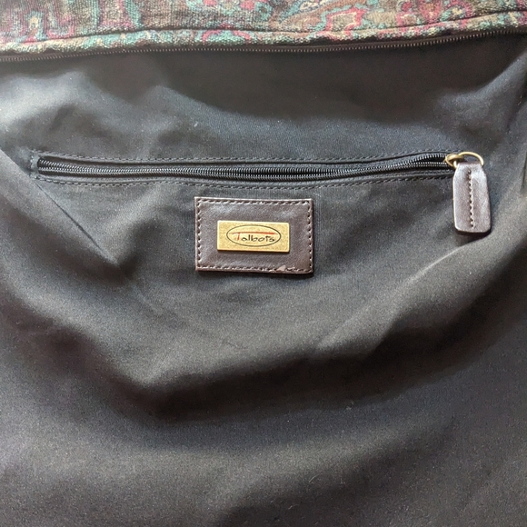 Talbot's Paisley corduroy handbag. Like new - Picture 5 of 8